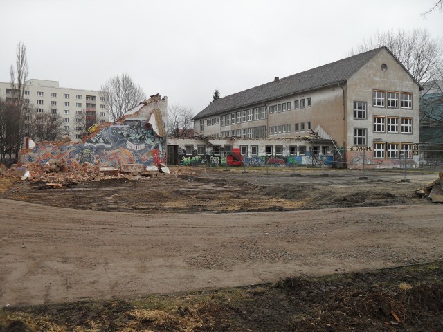 Abriss der Turnhalle