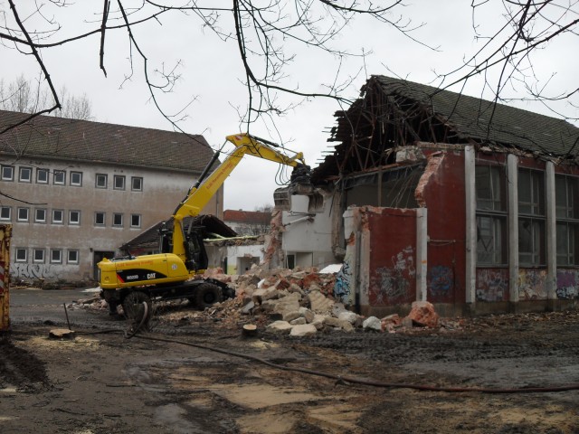 Abriss der Turnhalle